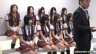 Japanese students do some super-naughty stuff during the idol competition