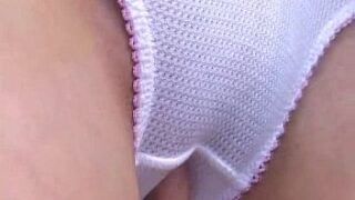 Japanese maid serves the building guest