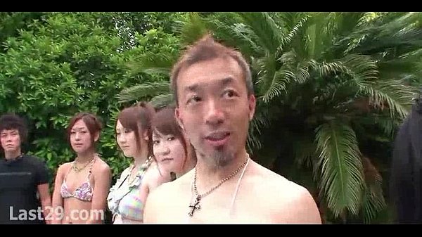 Asian bathing suit orgy