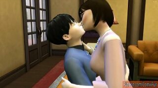 Korean Cougar hump scene