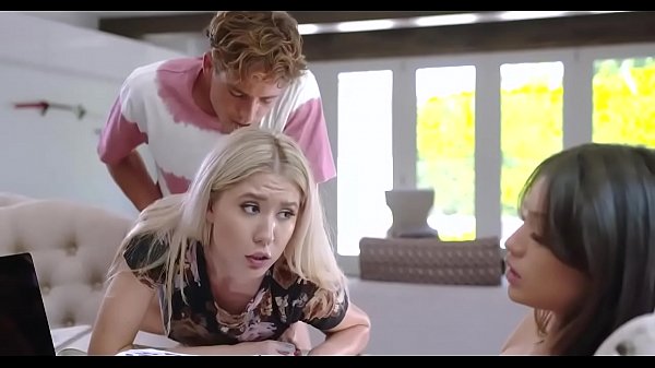 Hot sister-in-law helps front friend