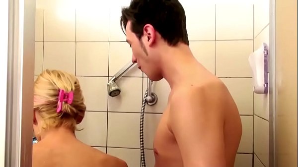 German Step-Mom help in Bathroom and Entice to Fuck