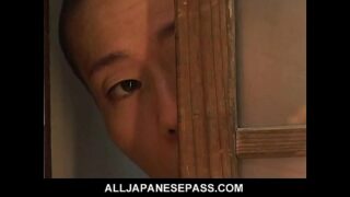 Gorgeous Japanese Cougar Nana Nanami soaps up her sexy assets