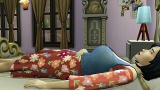 Japanese big tits step mummy fucks with her