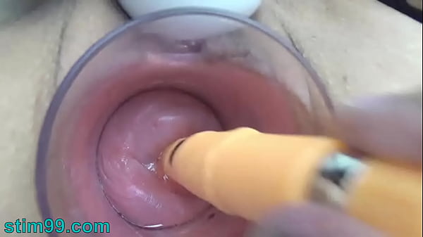 Japanese Cougar Cervix Fucking with German real penis fuck stick and asian chopsticks